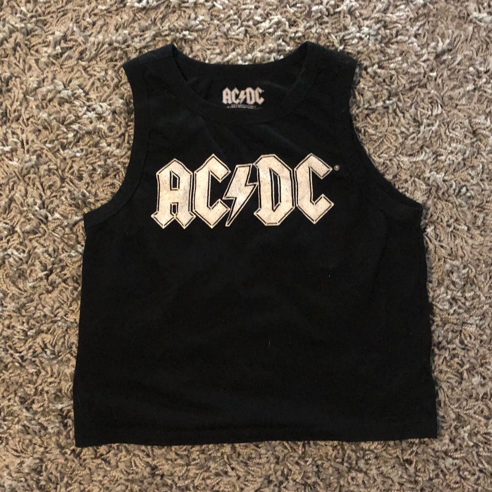 AC⚡️DC cropped Band T